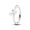Pandora Damenring Perle Größe 52 Silber 193156C01-52