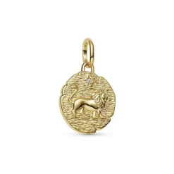 Pandora Medaillon Anhänger Goldfarben Löwe 763974C01