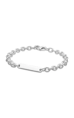 Pandora Moments Damen gravierbares Armband Gliederkette 20cm Silber 599523C00-20