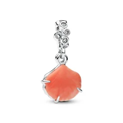 Pandora Moments Orangefarbener Muschel Anhänger-Charm 793821C01