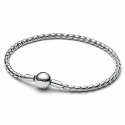 Pandora Moments Runder Verschluss Flügel-Kettenarmband 594028C00-19