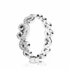 Pandora Ring 197117CZ-54 Frau Silber Herz wirbelt