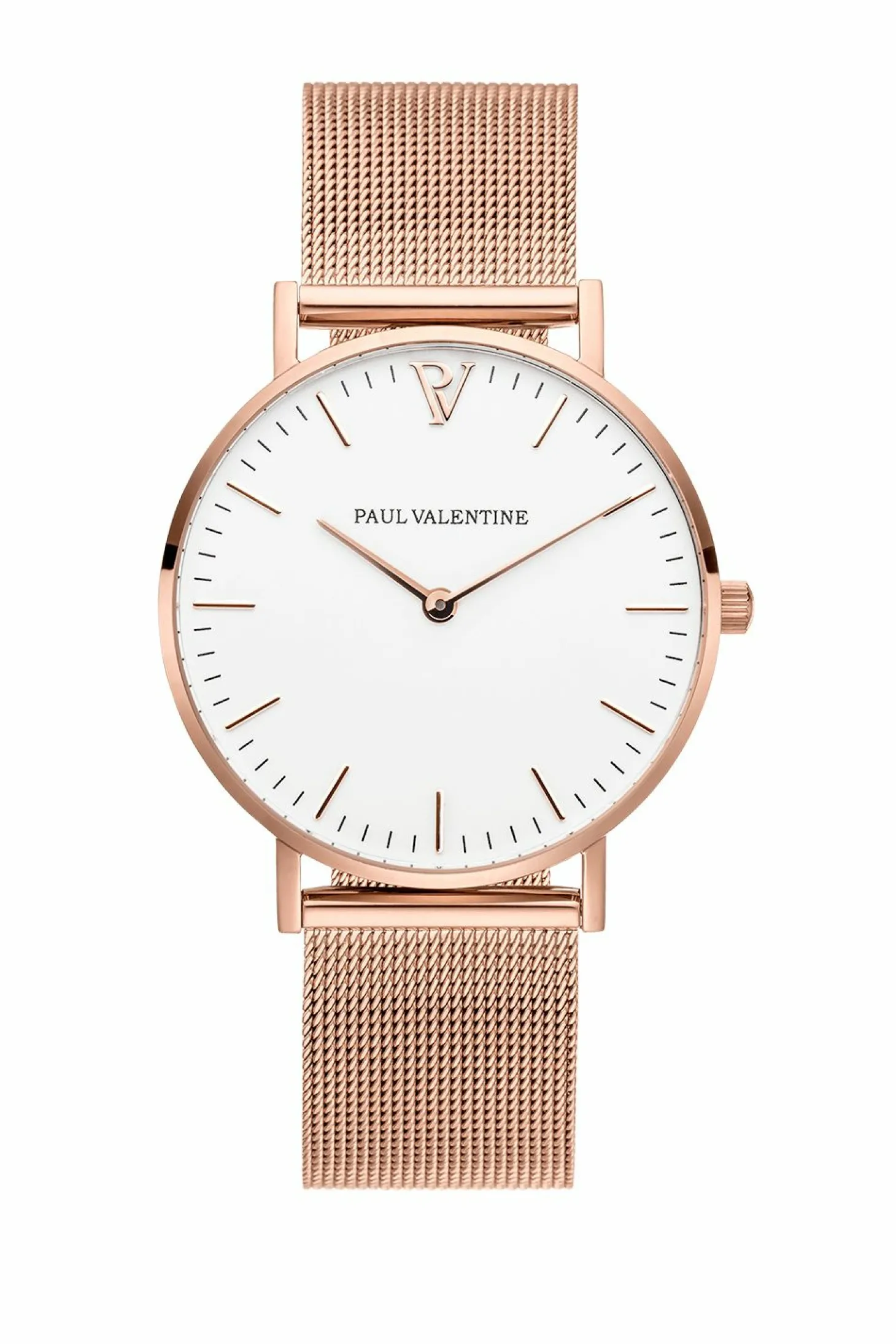 Paul Valentine Damen Armbanduhr MARINA ROSE GOLD MESH 36 MM PV36111