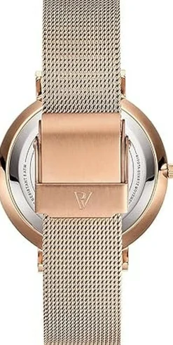 Paul Valentine Damen Armbanduhr MARINA ROSE GOLD MESH 36 MM PV36111