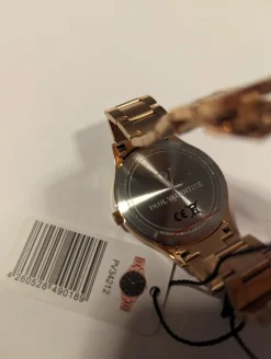 Paul Valentine Damen Armbanduhr HERMOSA ROSE GOLD BLACK 34 MM PV34212