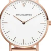 Paul Valentine Damen Armbanduhr MARINA ROSE GOLD MESH 38 MM PV38111