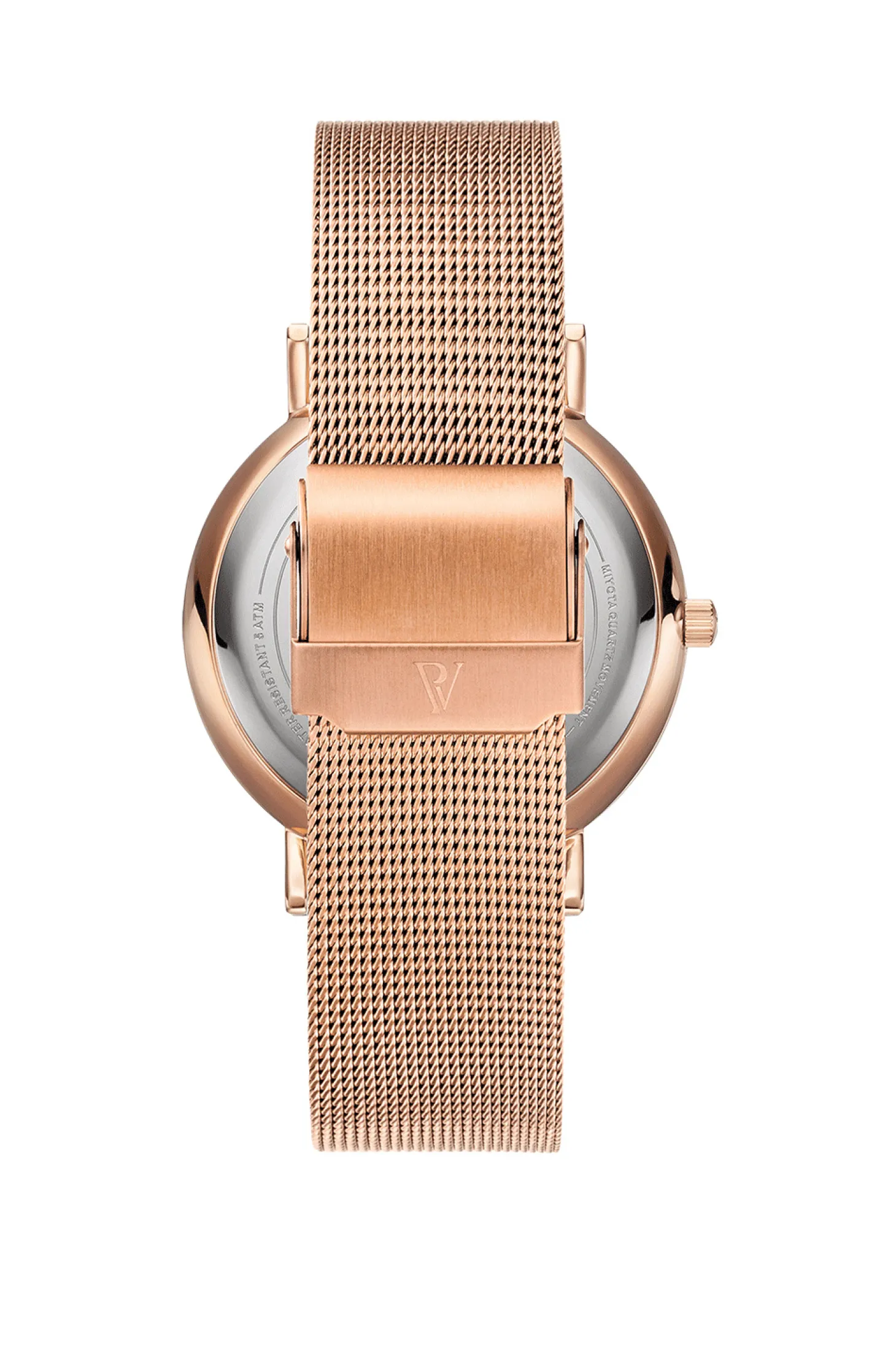 Paul Valentine Damen Armbanduhr MARINA ROSE GOLD MESH 38 MM PV38111