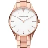 Paul Valentine Damen Armbanduhr HERMOSA ROSE GOLD BLACK 34 MM PV34112