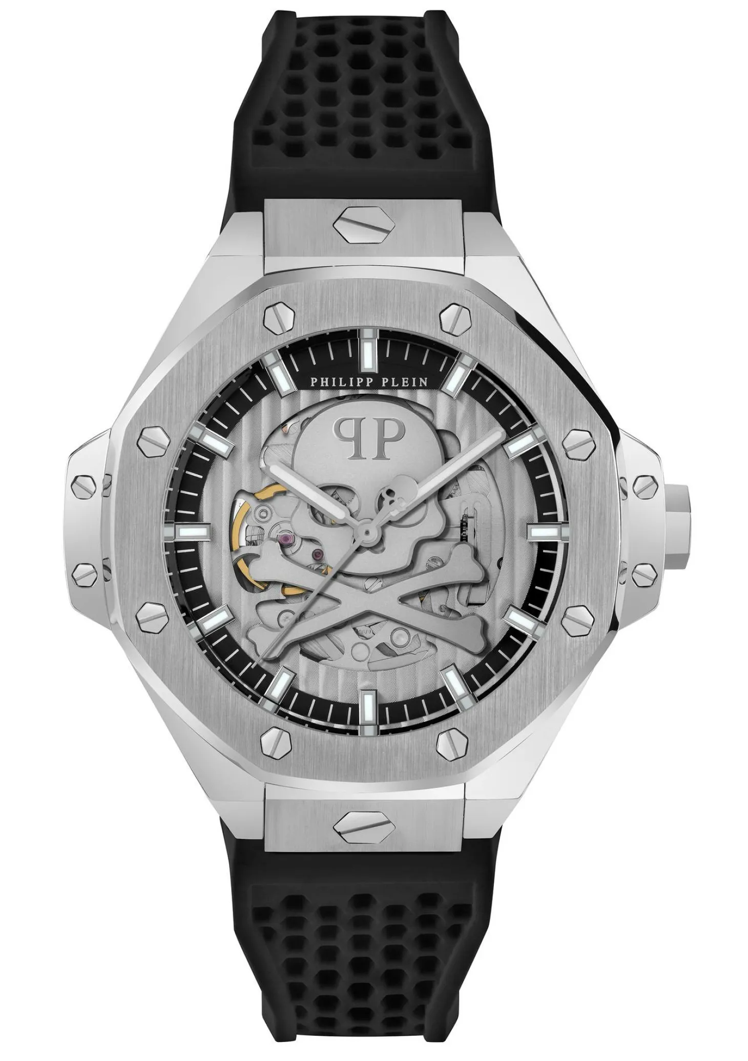 Philipp Plein Automatik Herrenuhr Plein $keleton Royal