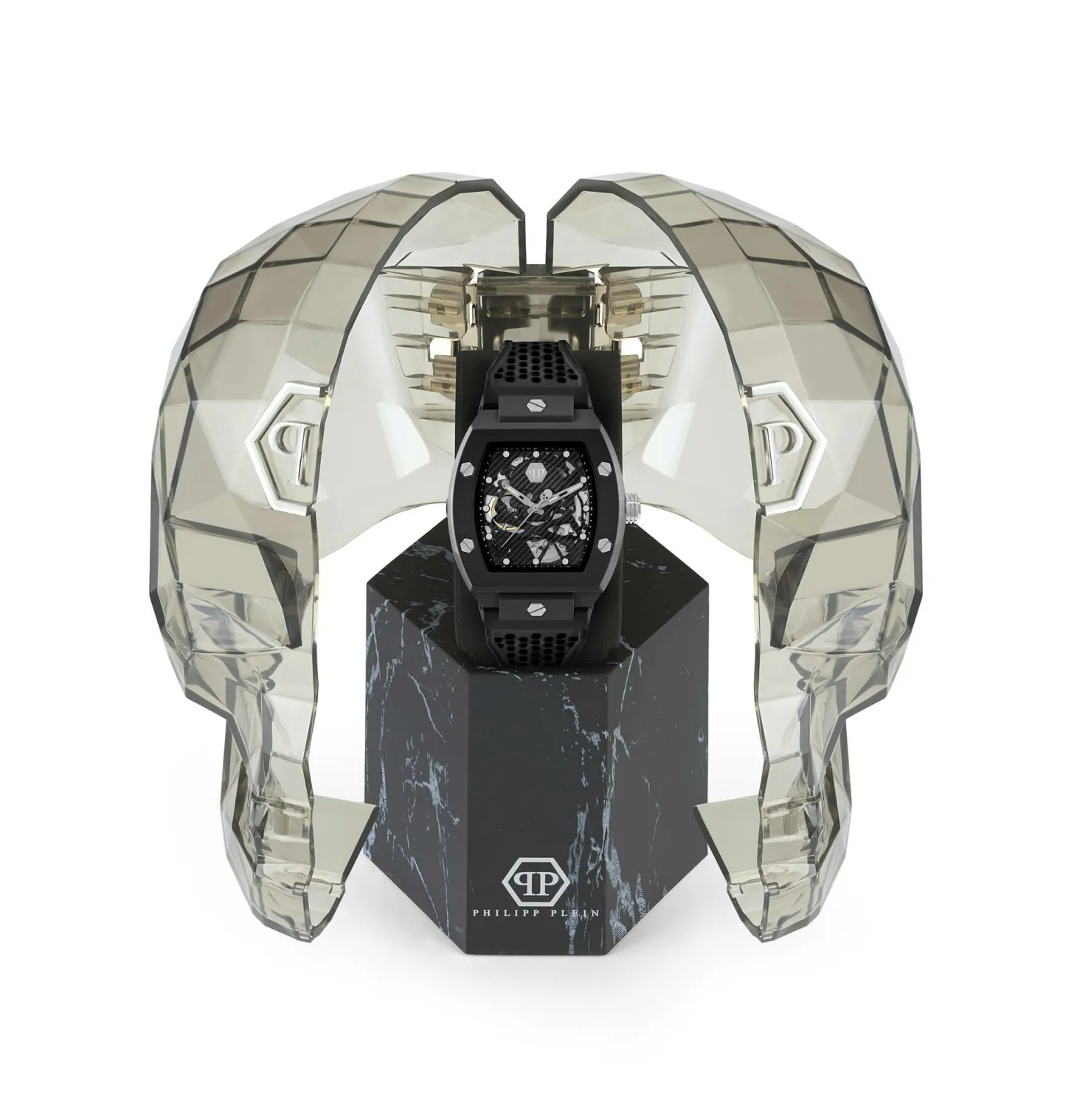 Philipp Plein Automatik Herrenuhr The $keleton Ecoceramic