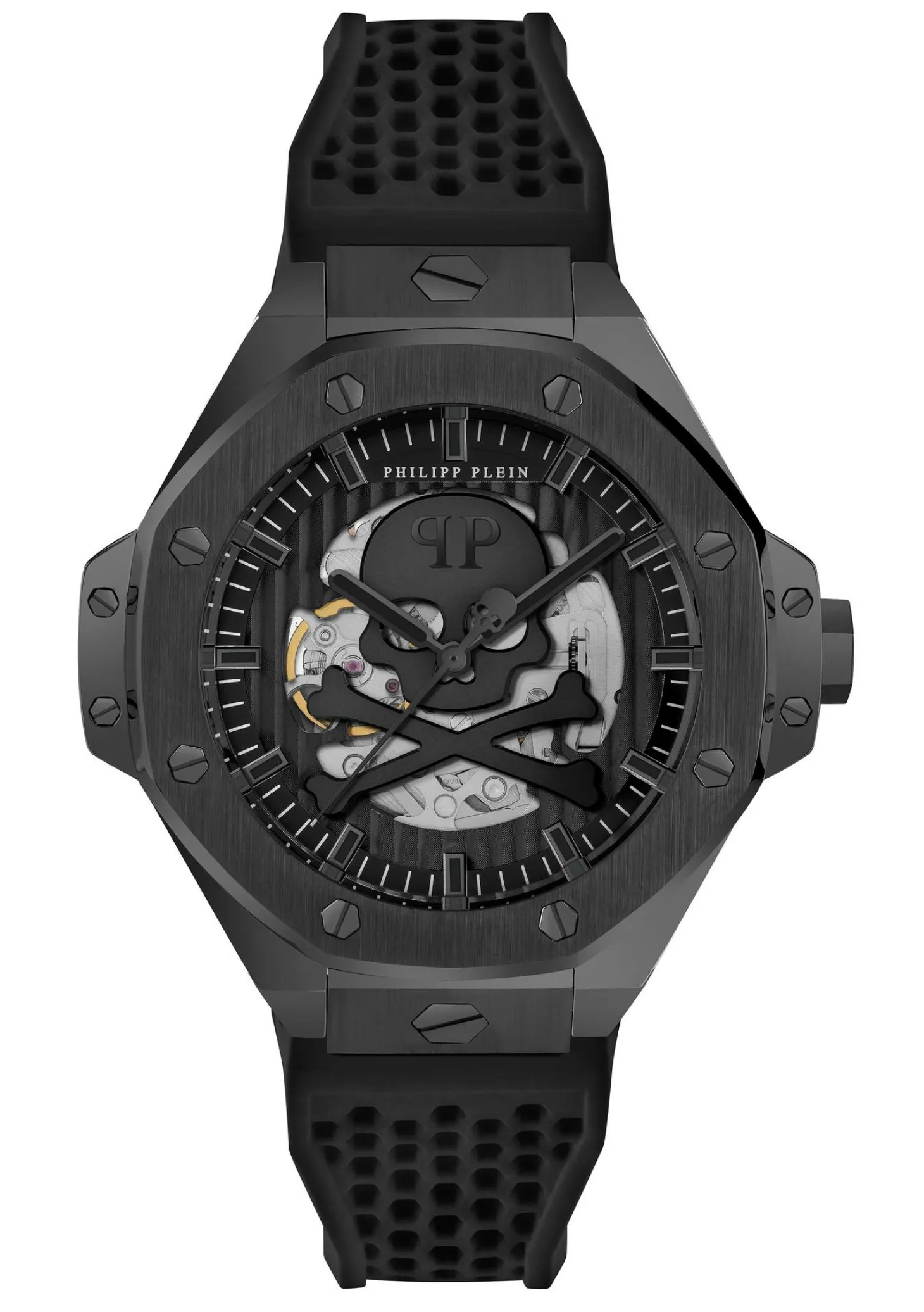 Philipp Plein Automatik Herrenuhr Plein $keleton Royal
