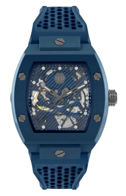 Philipp Plein Automatik Herrenuhr The $keleton Ecoceramic PWVBA0323