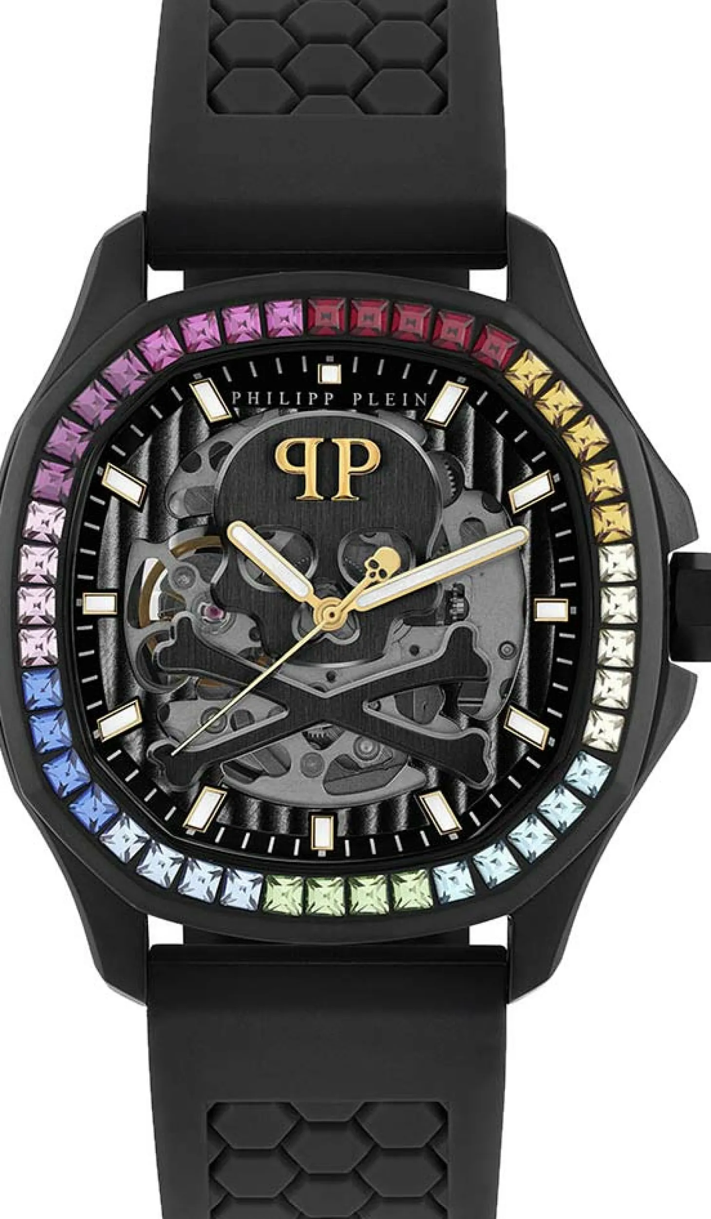 Philipp Plein Automatik Herrenuhr $keleton $pectre Rainbow