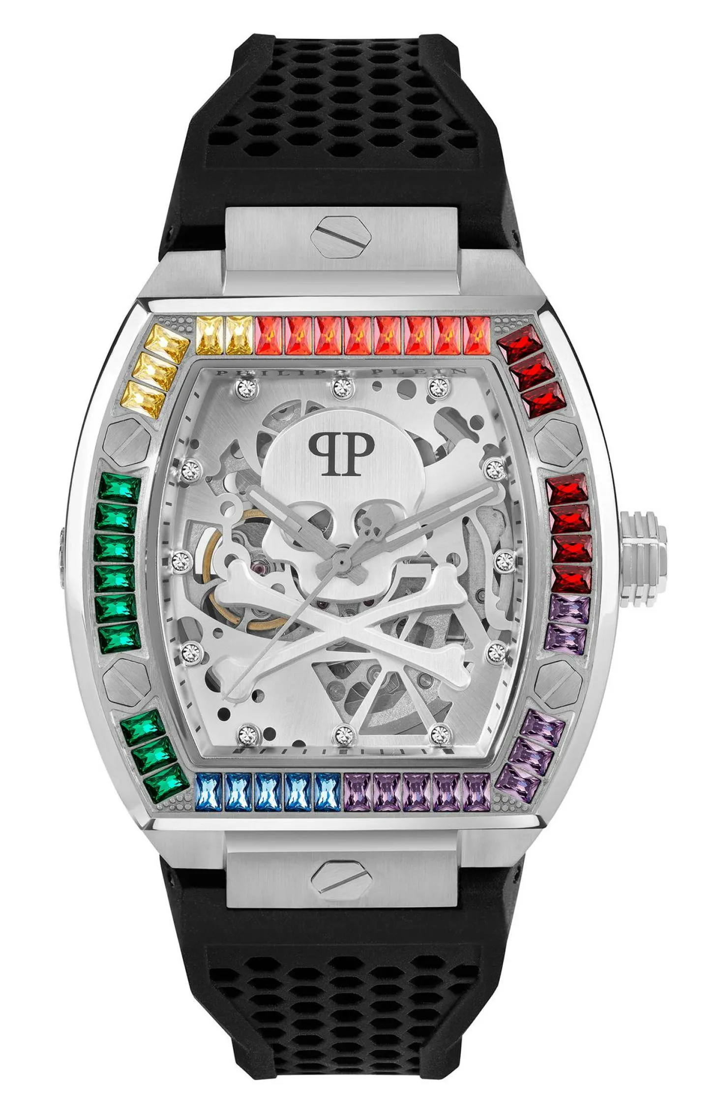 Philipp Plein Automatik Herrenuhr The $keleton Rainbow