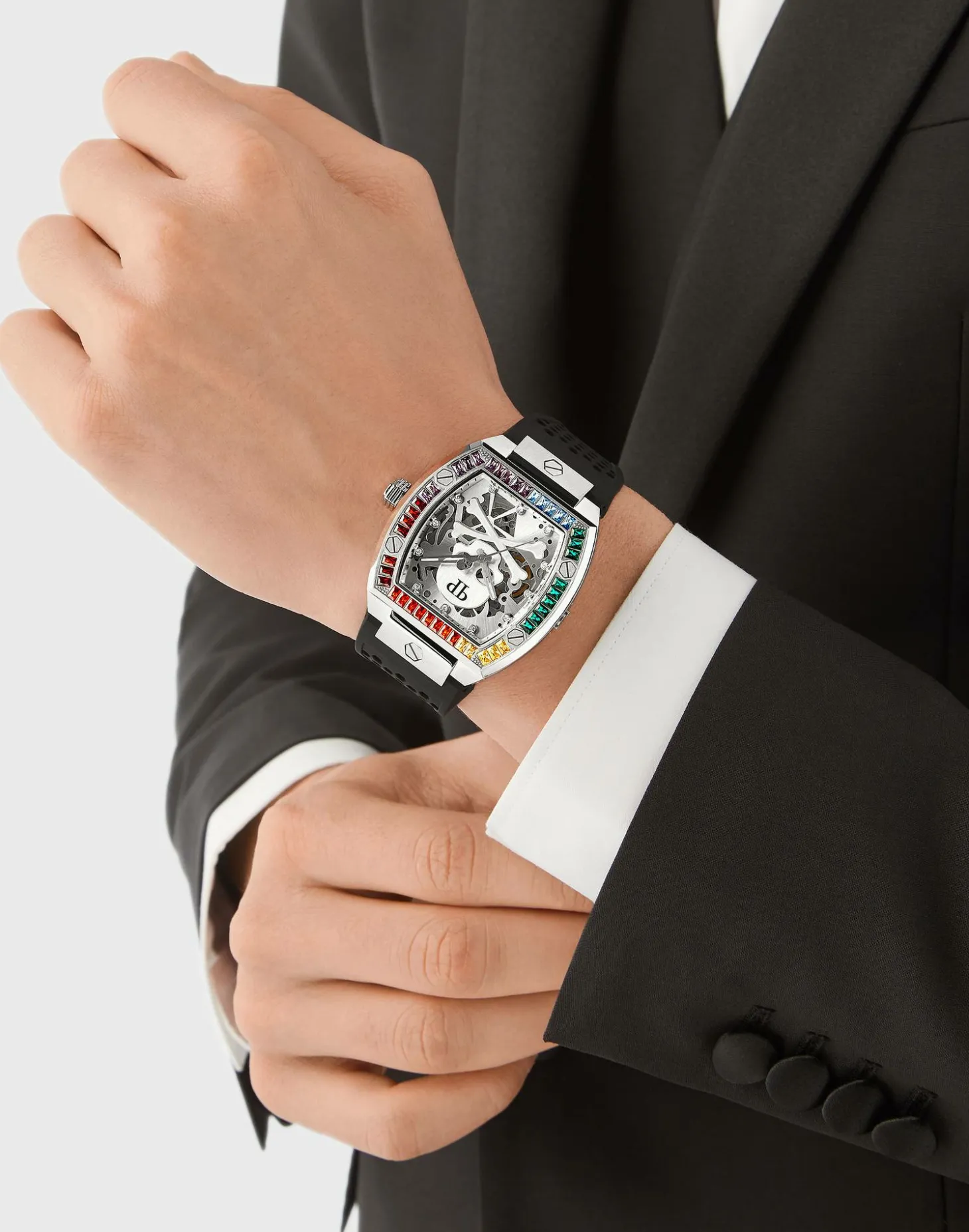 Philipp Plein Automatik Herrenuhr The $keleton Rainbow