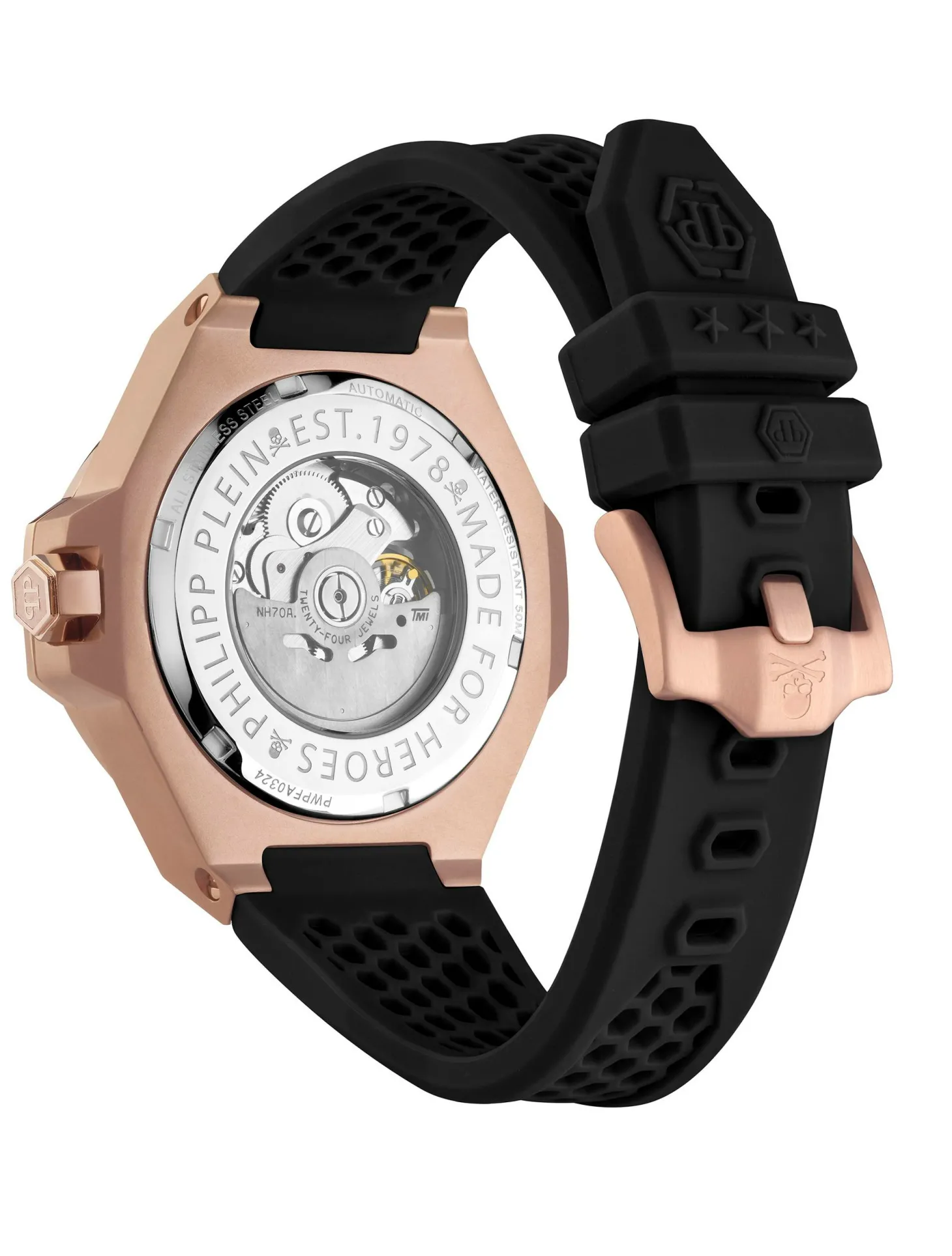 Philipp Plein Automatik Herrenuhr Plein $keleton Royal