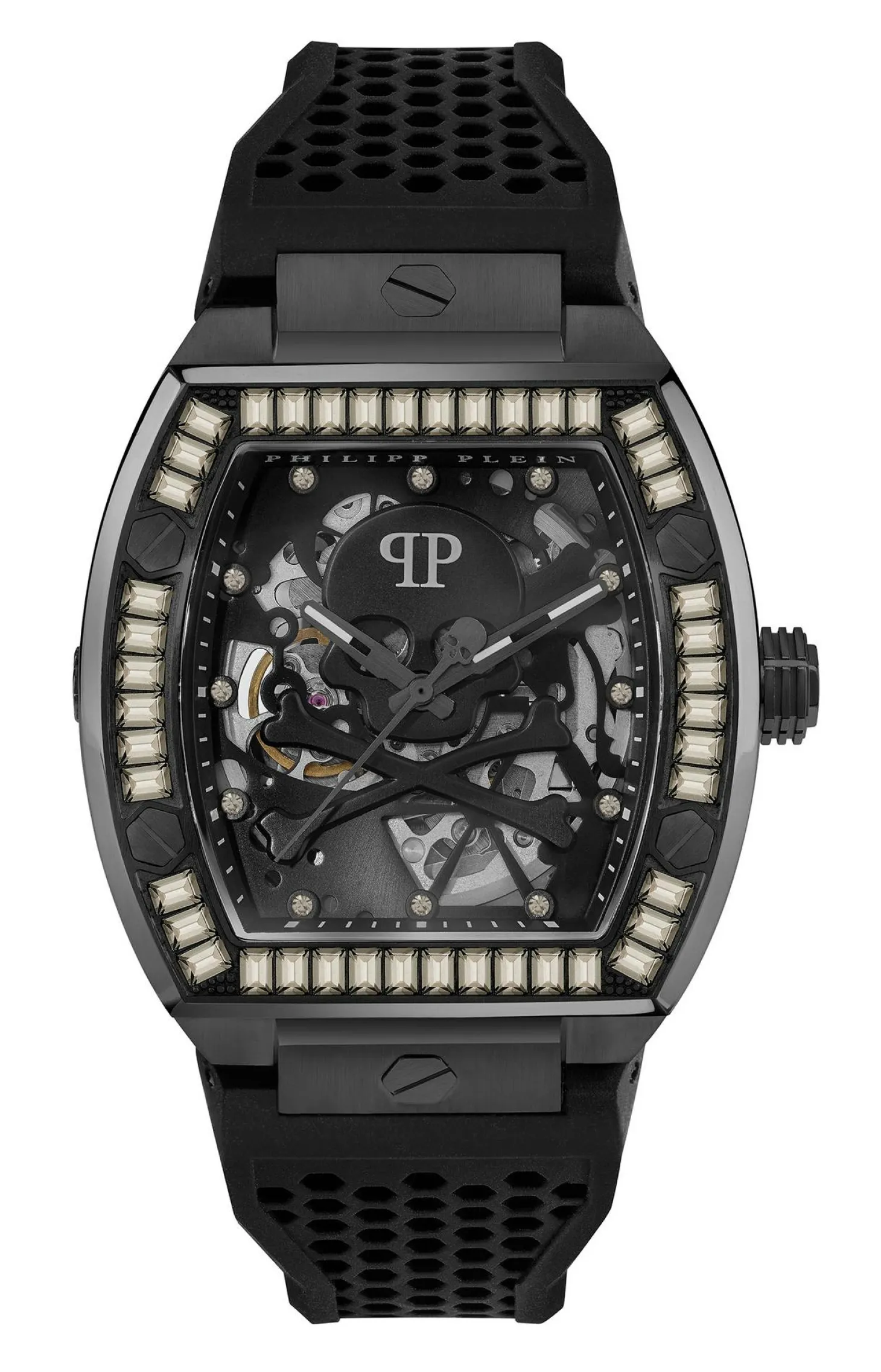 Philipp Plein Automatik Herrenuhr The $keleton Crystal