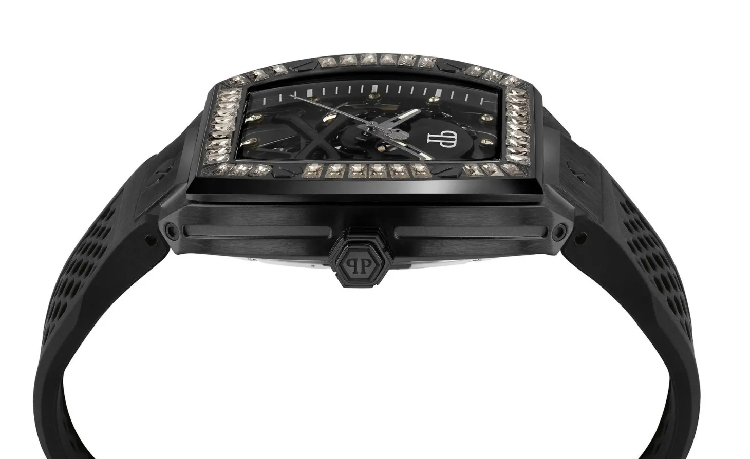 Philipp Plein Automatik Herrenuhr The $keleton Crystal