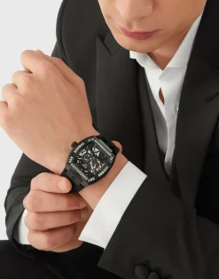 Philipp Plein Automatik Herrenuhr The $keleton Crystal