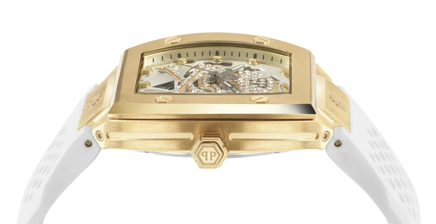 Philipp Plein Automatik Herrenuhr The $keleton Caviar PWBAA0421