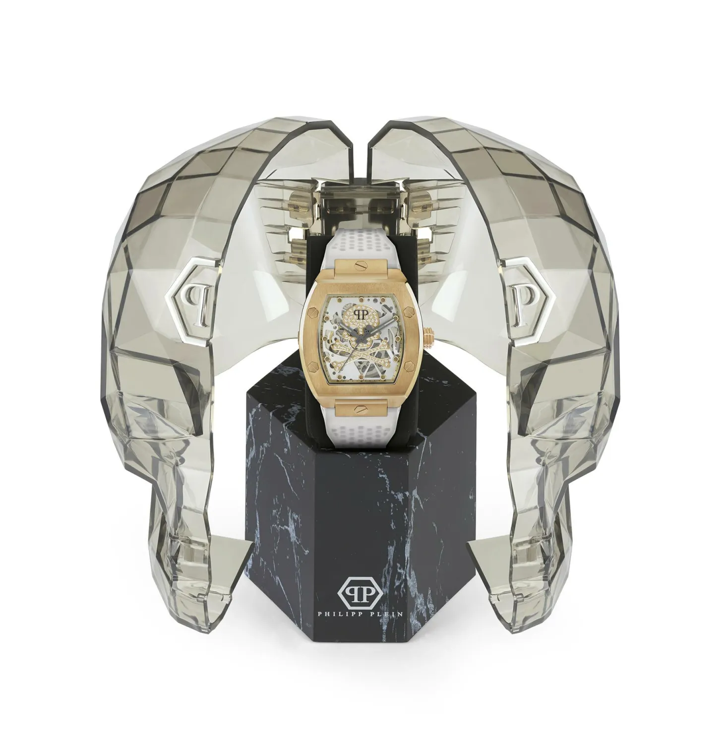 Philipp Plein Automatik Herrenuhr The $keleton Caviar PWBAA0421