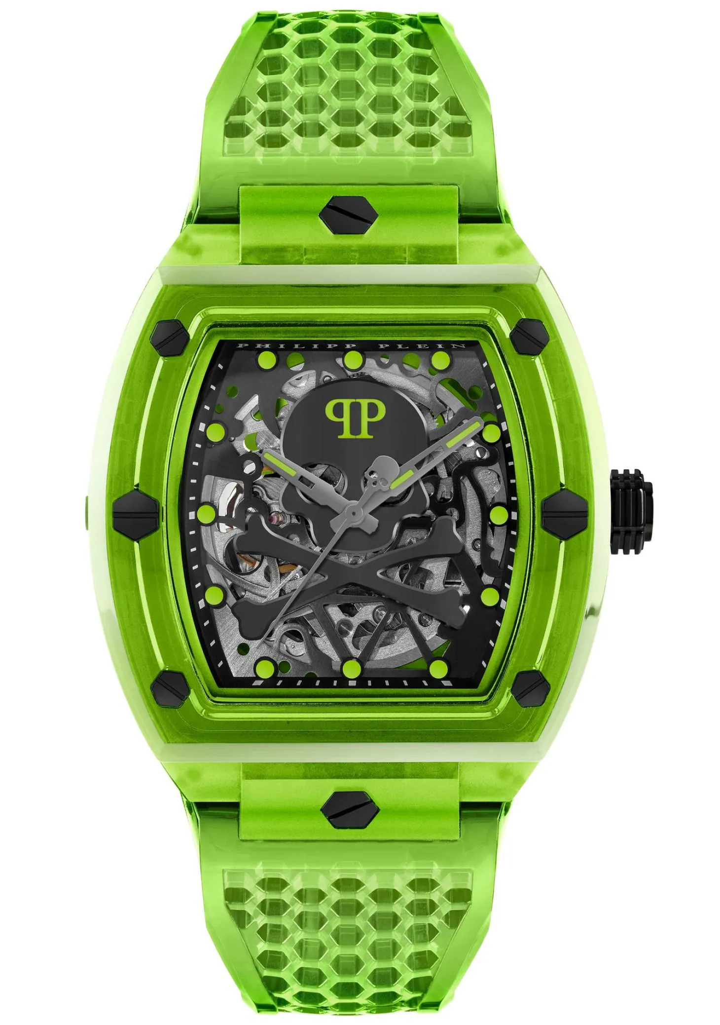 Philipp Plein Automatik Herrenuhr The $keleton Crystal
