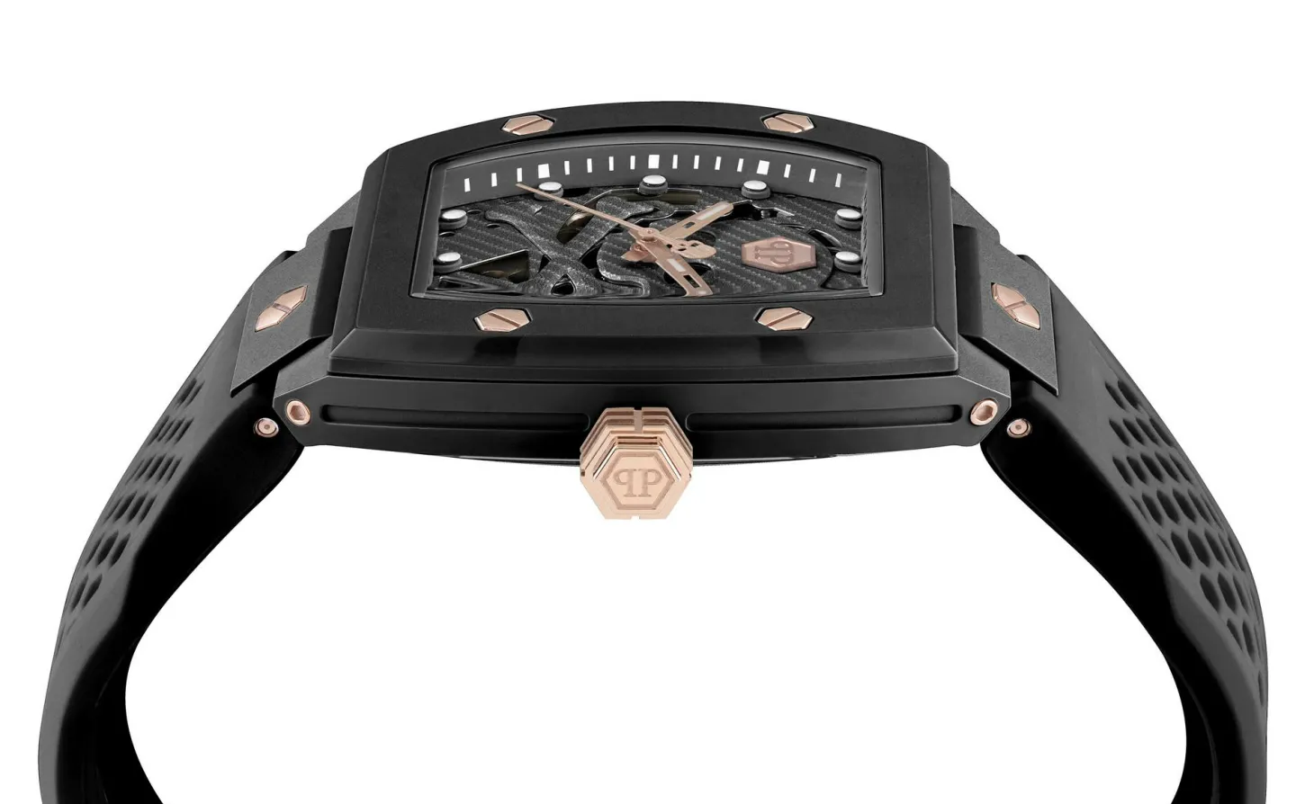 Philipp Plein Automatik Herrenuhr The $keleton Ecoceramic