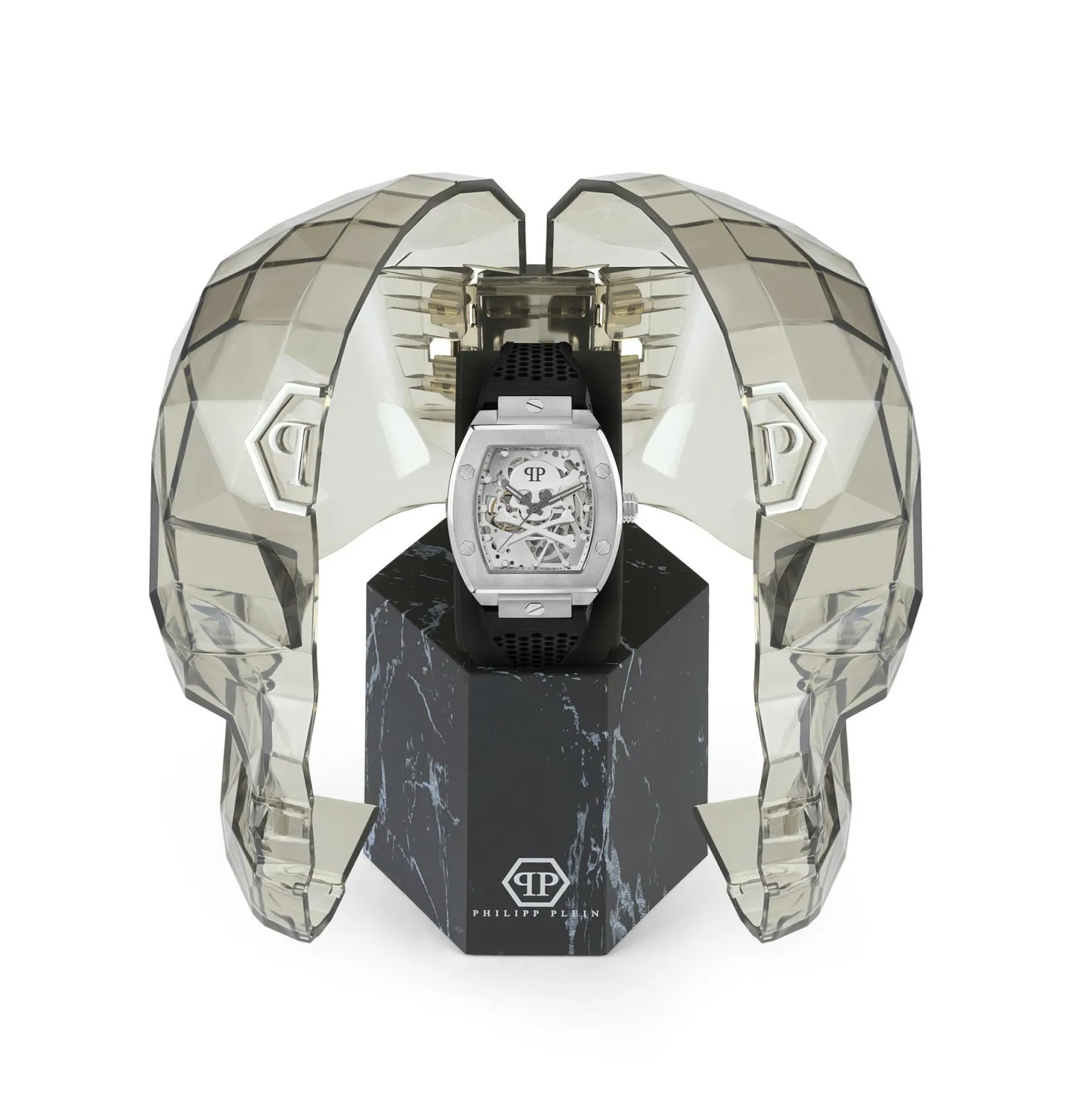 Philipp Plein Automatik Herrenuhr The $keleton