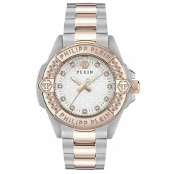 Philipp Plein Damen Armbanduhr Plein Majesty PWOFA0525 Multicolor / Weiß