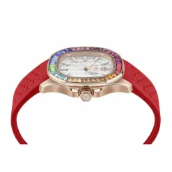 Philipp Plein Damen Armbanduhr Spectre Lady Weiß Gold PWTAA1024