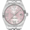 Philipp Plein Damen Uhr Date Superlative Crystal PWYFA0125 Edelstahl Roségold 34 mm