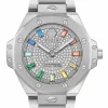 Philipp Plein Damen Uhr Royal Prestige PW4FA0425 Kristall 33 mm Edelstahl