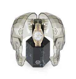 Philipp Plein Damenuhr Date Superlative Gold