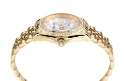 Philipp Plein Damenuhr Date Superlative Gold