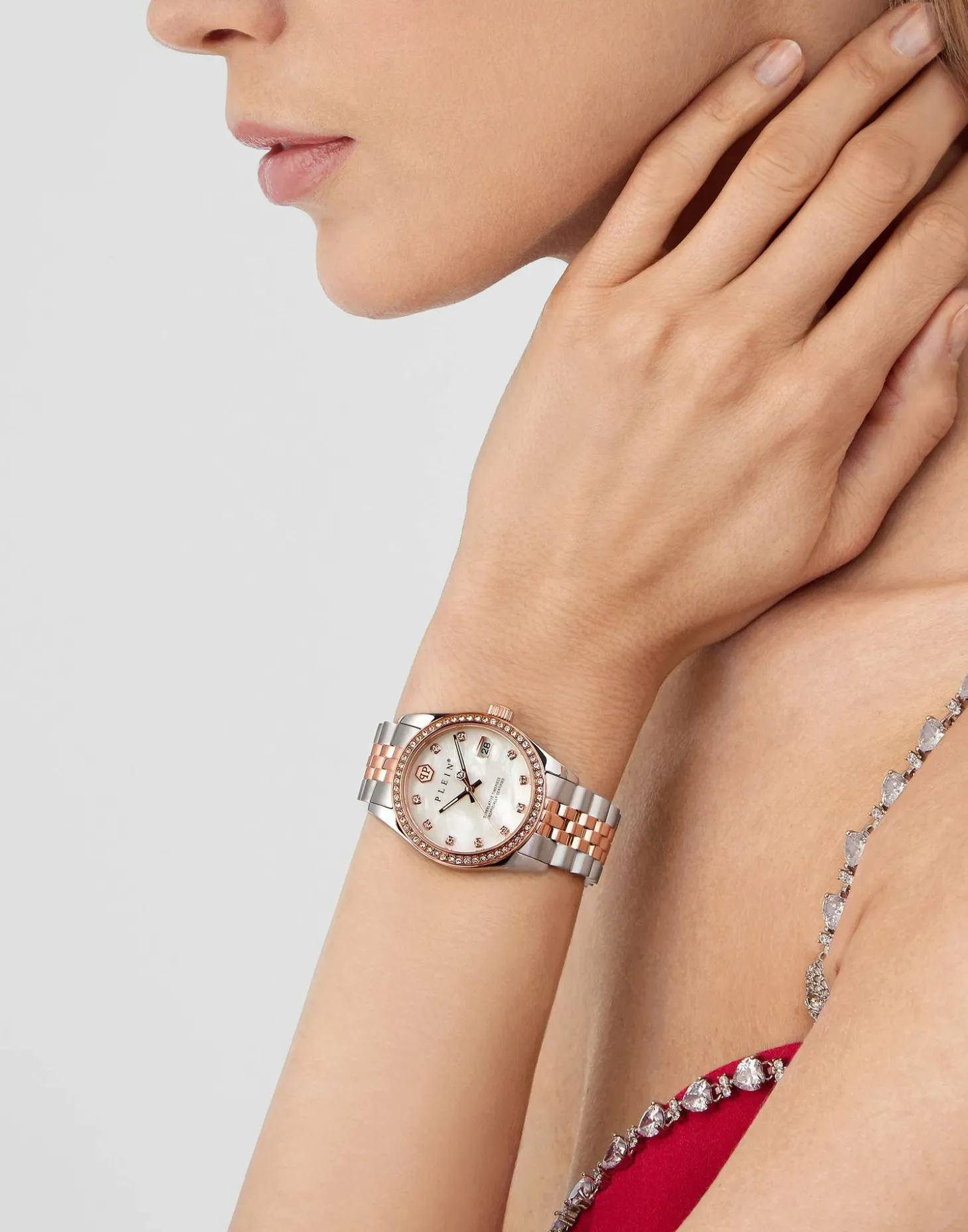 Philipp Plein Damenuhr Date Superlative Bicolor