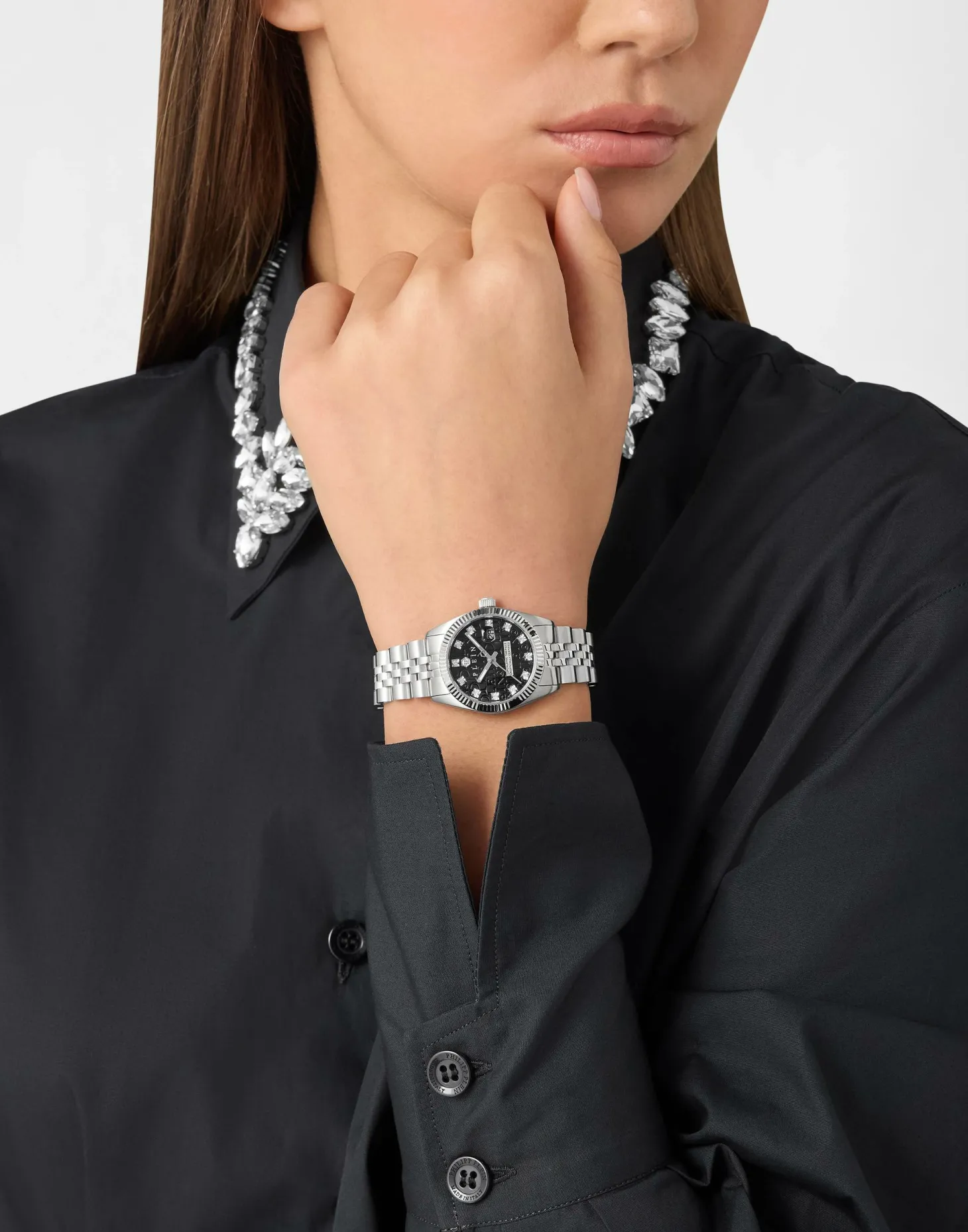 Philipp Plein Damenuhr Date Superlative