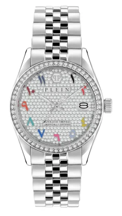 Philipp Plein Damenuhr Date Superlative Crystal