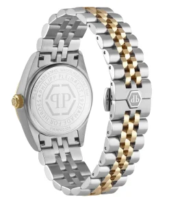 Philipp Plein Damenuhr Date Superlative Bicolor/grün