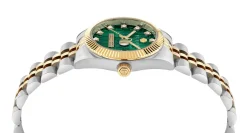 Philipp Plein Damenuhr Date Superlative Bicolor/grün