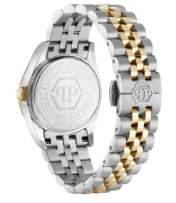 Philipp Plein Damenuhr Date Superlative Bicolor/grün