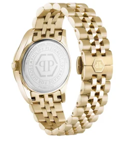 Philipp Plein Damenuhr Date Superlative Gold