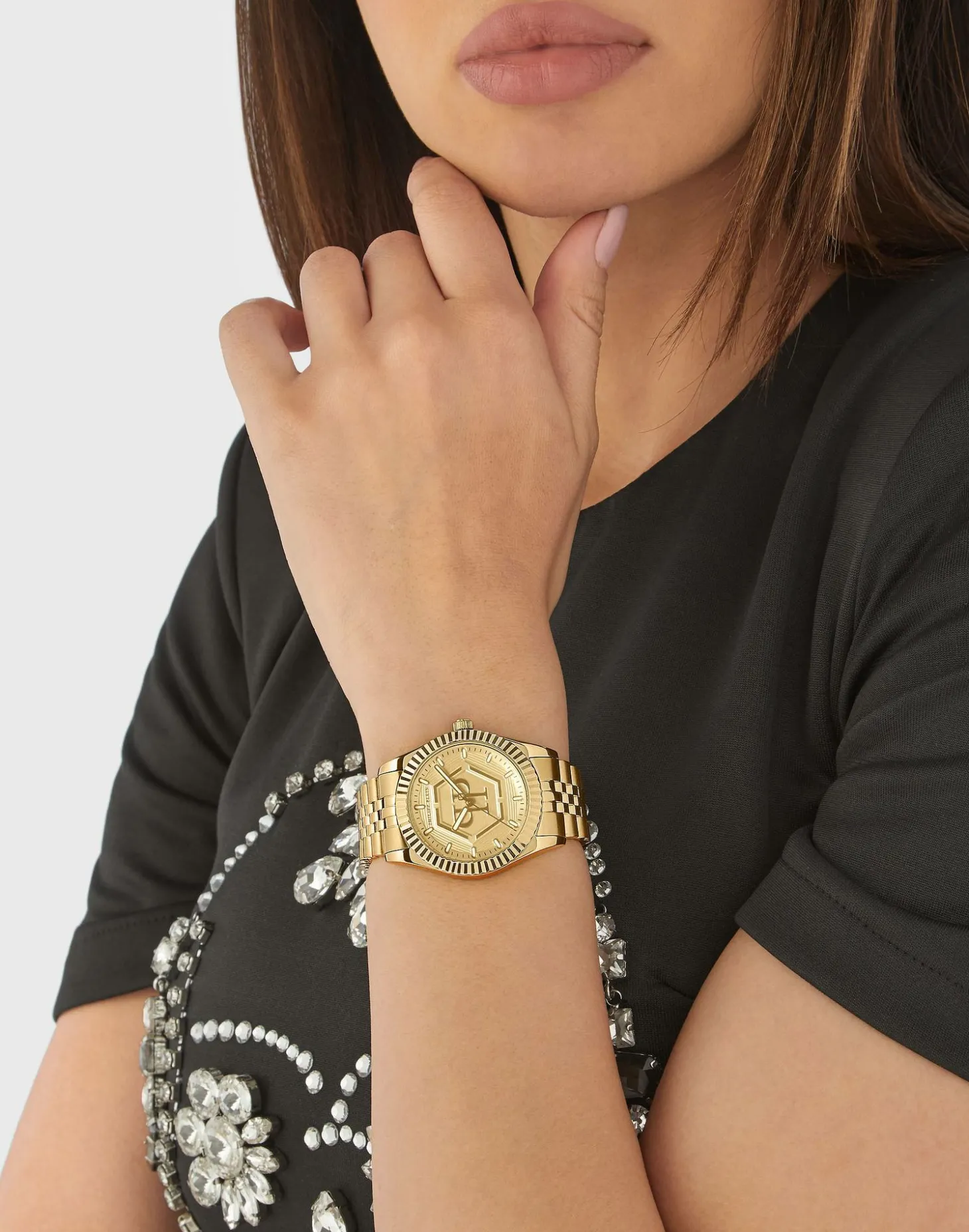 Philipp Plein Damenuhr Date Superlative