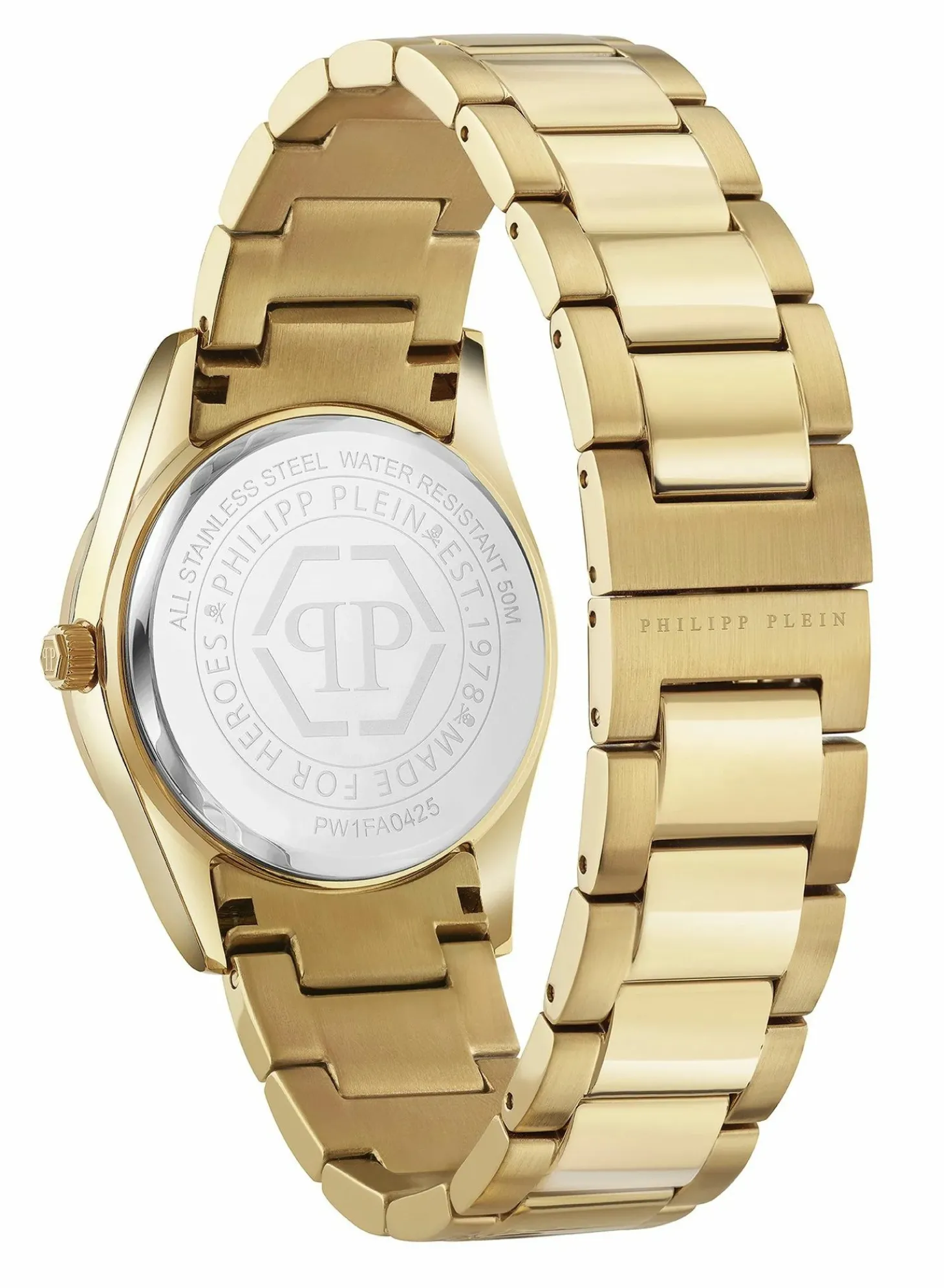 Philipp Plein Damenuhr Icon Chain PW1FA0425 Gold