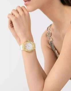 Philipp Plein Damenuhr Lady Royal PWBDA0224 Gold Weiß 39 mm