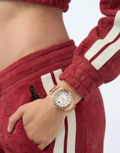 Philipp Plein Damenuhr LADY Empire PW2FA0425 Roségold Kristall Edelstahl 39 mm