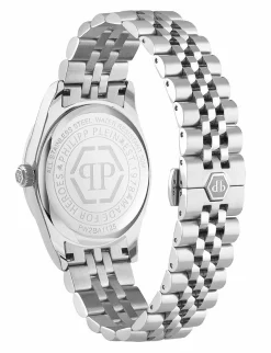 Philipp Plein Damenuhr Plein Valentine PW2BA1125 Edelstahl 38 mm Silber