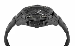 Philipp Plein Herren Chronograph The $kull PWWFA0725 IP Black Edelstahl 44 mm