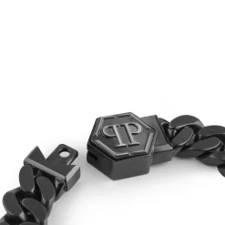 Philipp Plein Herren Kette Halskette Edelstahl Hexagon