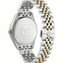 Philipp Plein Herren Uhr Date Superlative Crystal PWMFA0825 41 mm Edelstahl Grün