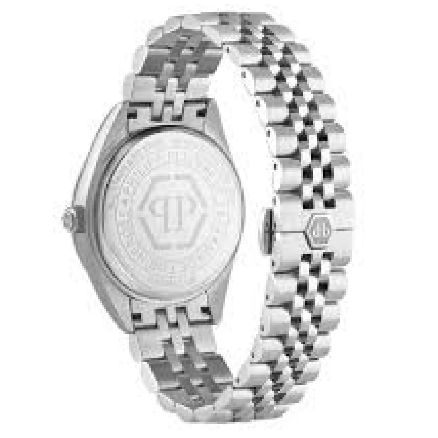 Philipp Plein Herren Uhr Icon Chain PWZFA0125 Quarz 43 mm Schwarz Edelstahl